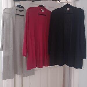 Long Open Cardigans / Dusters from Chico's & Talbots
